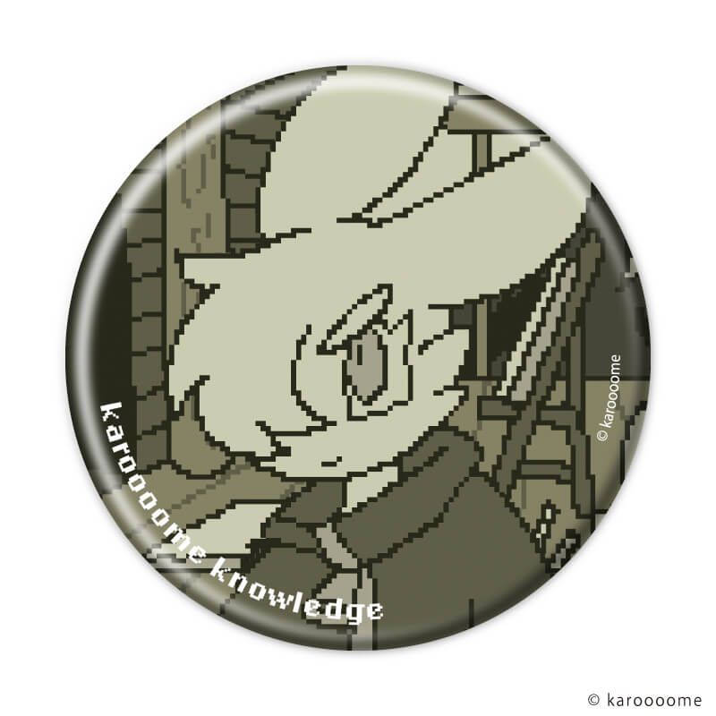 缶バッジ「karoooome knowledge」01/コンプリートセット（全8種）(公式イラスト)