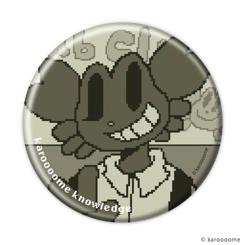 缶バッジ「karoooome knowledge」01/ブラインド（8種）(公式イラスト)