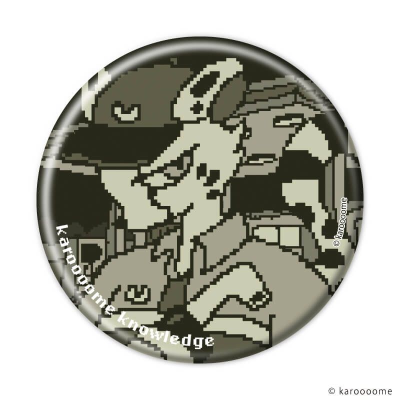 缶バッジ「karoooome knowledge」01/ブラインド（8種）(公式イラスト)