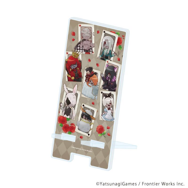 スマキャラスタンド「文字化化」01/不思議の国のアリスver.(グラフアートイラスト)