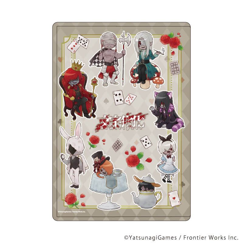 キャラクリアケース「文字化化」03/不思議の国のアリスver.(グラフアートイラスト)