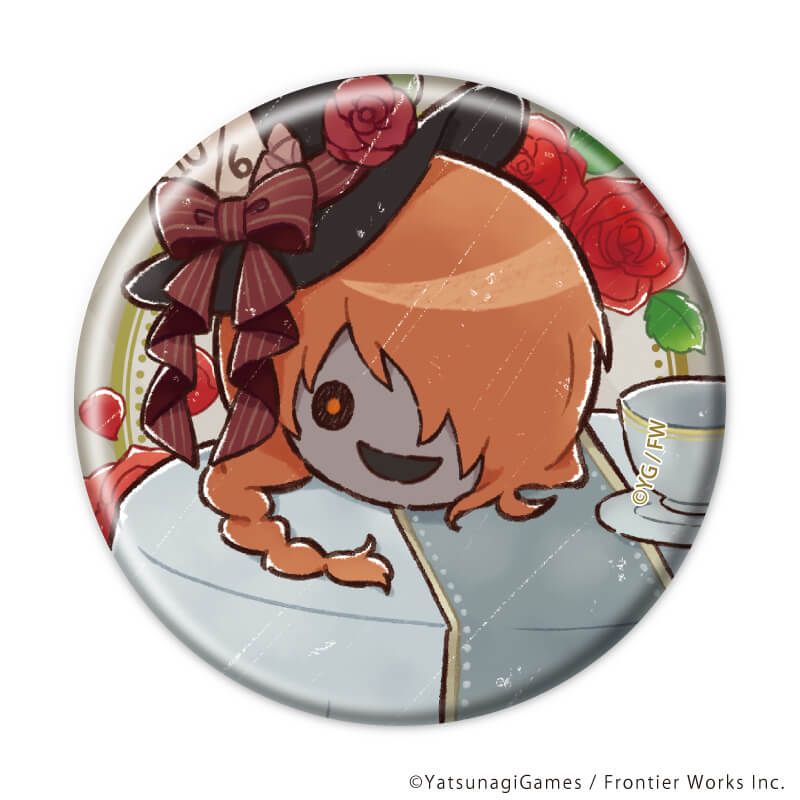 缶バッジ「文字化化」03/不思議の国のアリスver. コンプリートセット(全8種)(グラフアートイラスト)