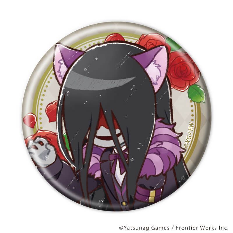 缶バッジ「文字化化」03/不思議の国のアリスver. ブラインド(8種)(グラフアートイラスト)