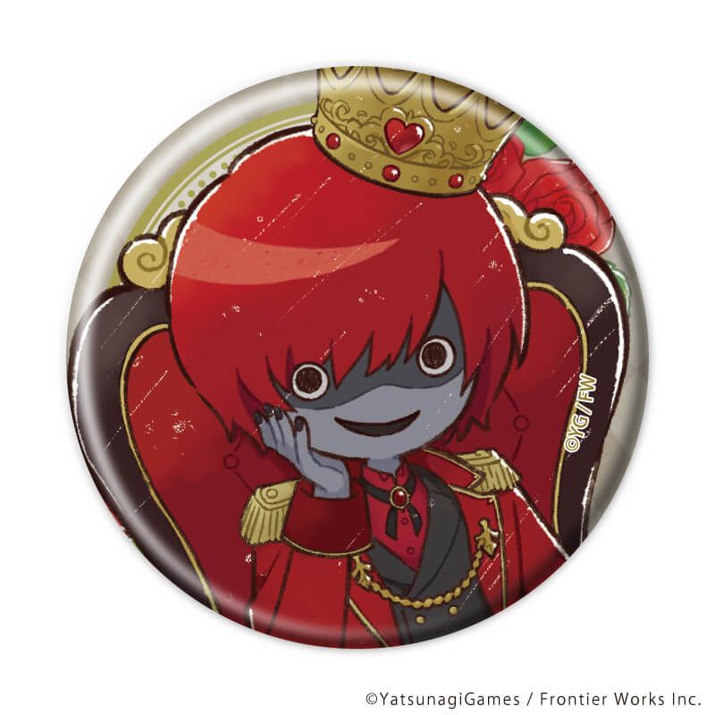 缶バッジ「文字化化」03/不思議の国のアリスver. ブラインド(8種)(グラフアートイラスト)