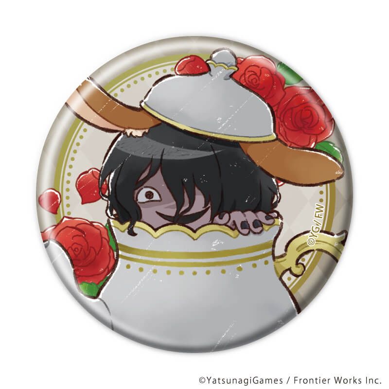 缶バッジ「文字化化」03/不思議の国のアリスver. ブラインド(8種)(グラフアートイラスト)