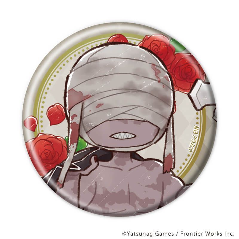 缶バッジ「文字化化」03/不思議の国のアリスver. ブラインド(8種)(グラフアートイラスト)