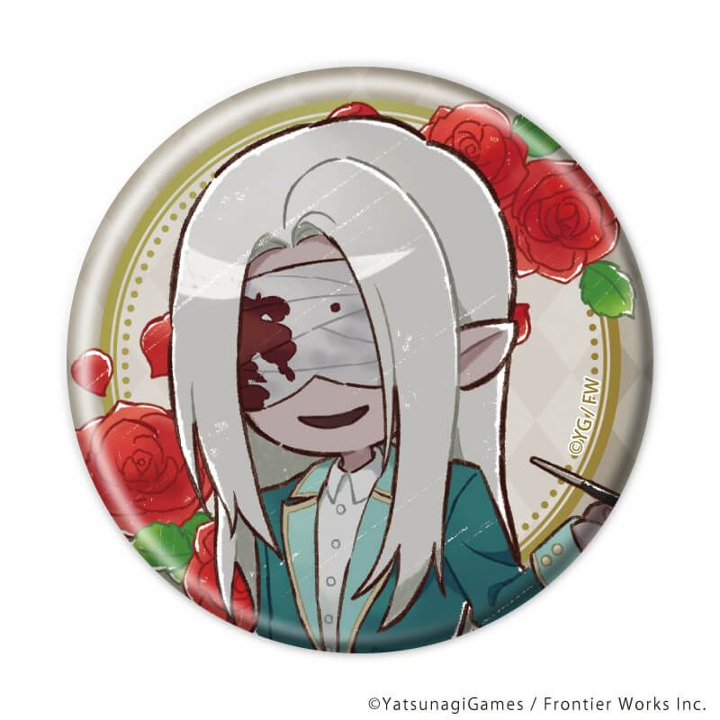 缶バッジ「文字化化」03/不思議の国のアリスver. ブラインド(8種)(グラフアートイラスト)