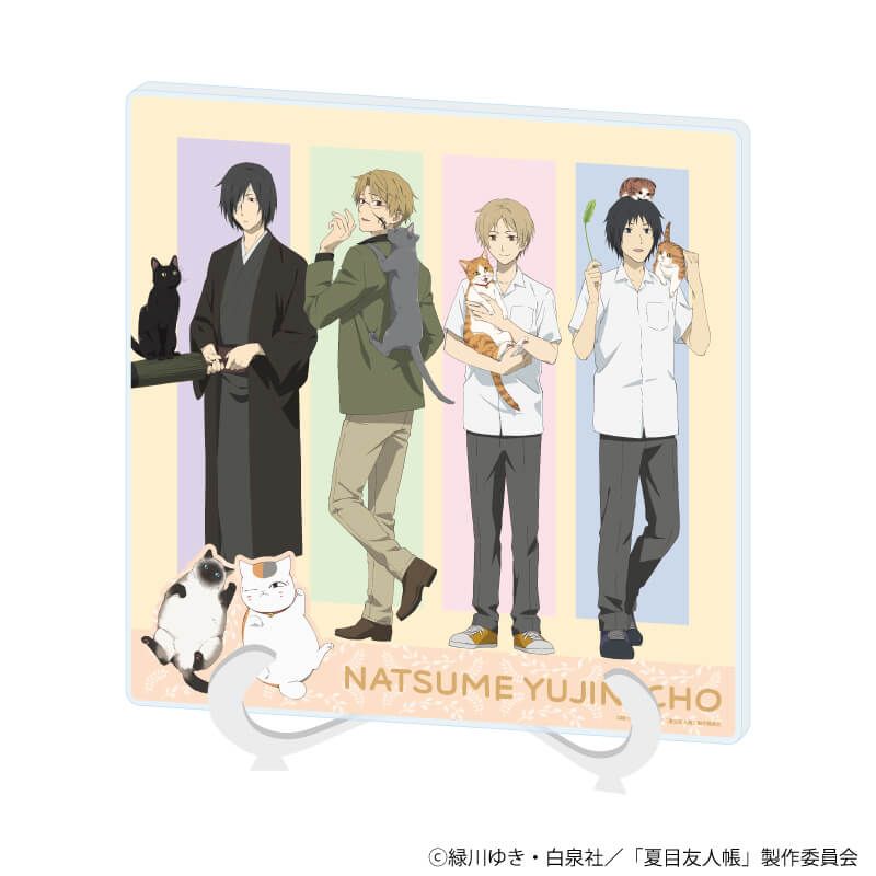 アクリルアートボード「夏目友人帳」03/猫ver. 集合デザイン(描き下ろしイラスト)