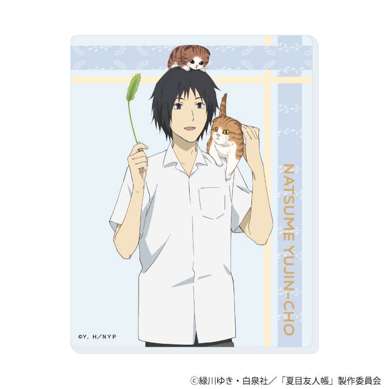 アクリルカード「夏目友人帳」02/猫ver. コンプリートセット(全5種)(描き下ろしイラスト)