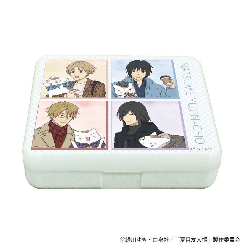 小物ケース「夏目友人帳」02/チェック柄ver. 集合デザイン(描き下ろしイラスト)