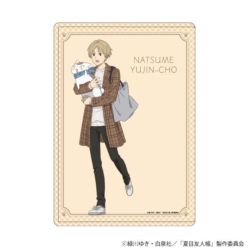 キャラクリアケース「夏目友人帳」18/夏目貴志 チェック柄ver.(描き下ろしイラスト)