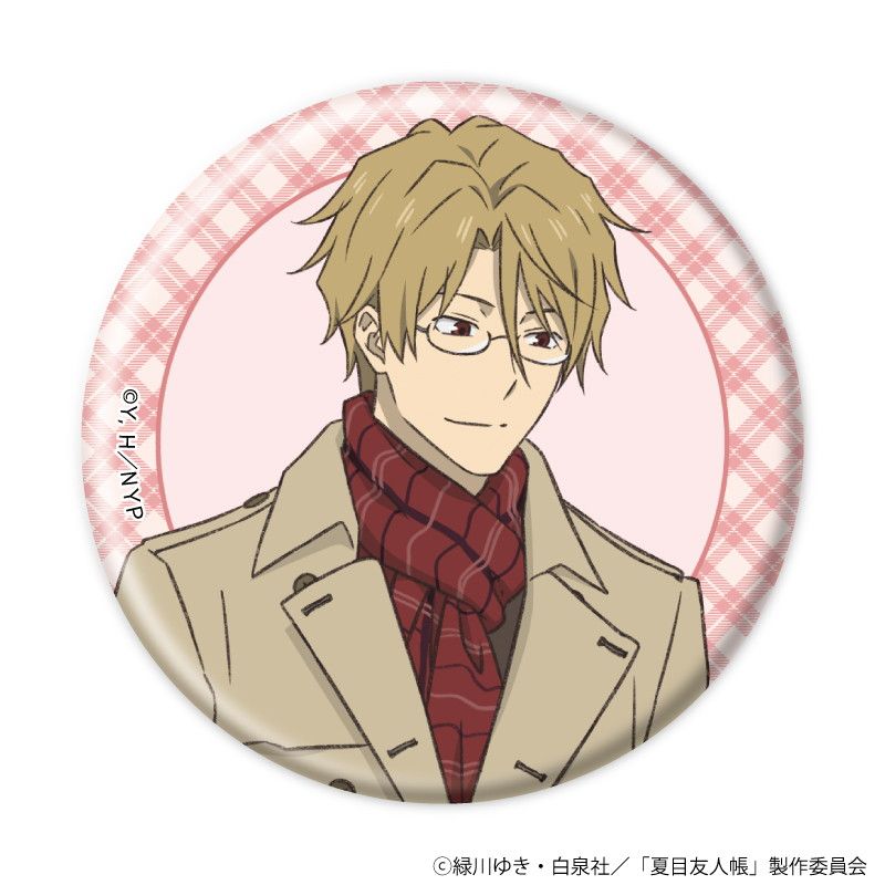 缶バッジ「夏目友人帳」11/チェック柄ver. コンプリートセット(全6種)(描き下ろしイラスト)