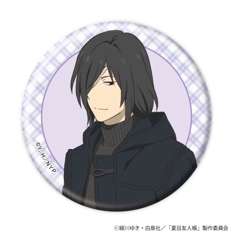 缶バッジ「夏目友人帳」11/チェック柄ver. ブラインド(6種)(描き下ろしイラスト)