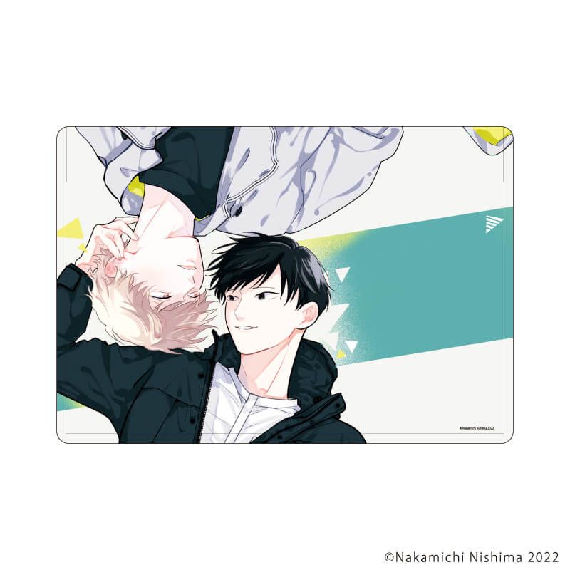 キャラクリアケース「愛追うふたり」01/高砂一樹＆住吉圭吾(公式イラスト)
