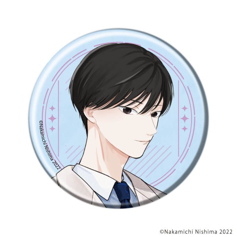 缶バッジ「愛追うふたり」01/コンプリートセット(全6種)(公式&描き下ろしイラスト)