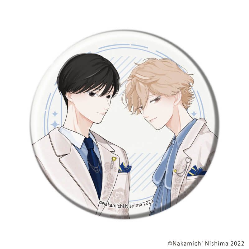 缶バッジ「愛追うふたり」01/コンプリートセット(全6種)(公式&描き下ろしイラスト)