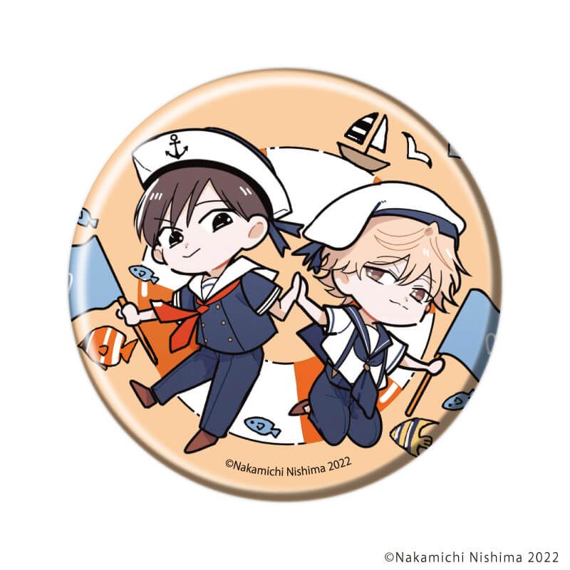 缶バッジ「愛追うふたり」01/コンプリートセット(全6種)(公式&描き下ろしイラスト)