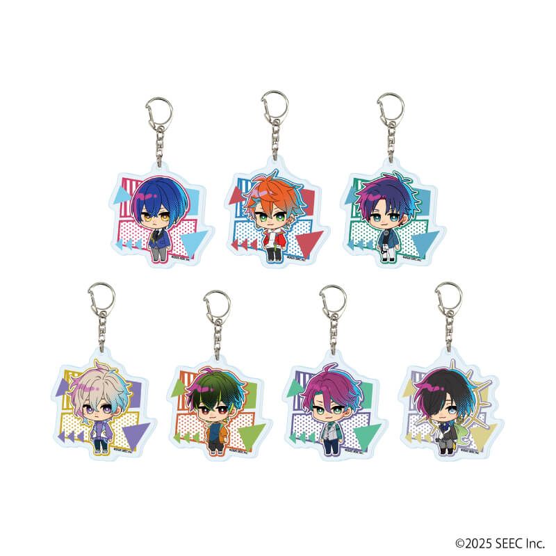 アクリルキーホルダー「ナイティナイトナンバーズ」01/ブラインド(7種)(公式イラスト)