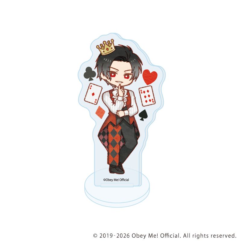 アクリルぷちスタンド「Obey Me! Nightbringer」23/トランプver. コンプリートセット(全7種)(レトロアートイラスト)
