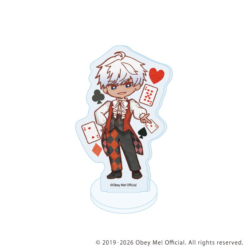 アクリルぷちスタンド「Obey Me! Nightbringer」23/トランプver. コンプリートセット(全7種)(レトロアートイラスト)