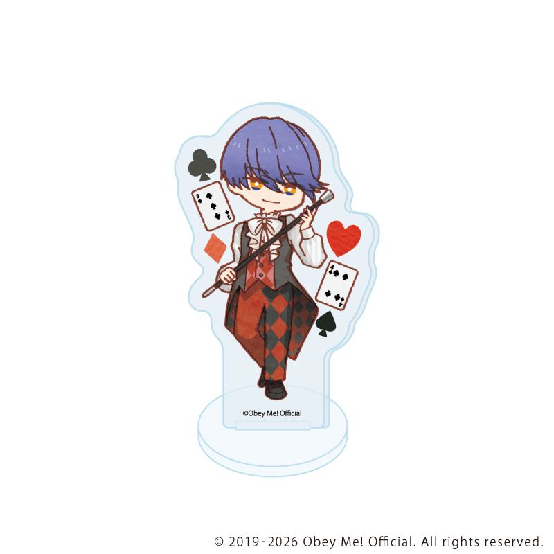 アクリルぷちスタンド「Obey Me! Nightbringer」23/トランプver. コンプリートセット(全7種)(レトロアートイラスト)