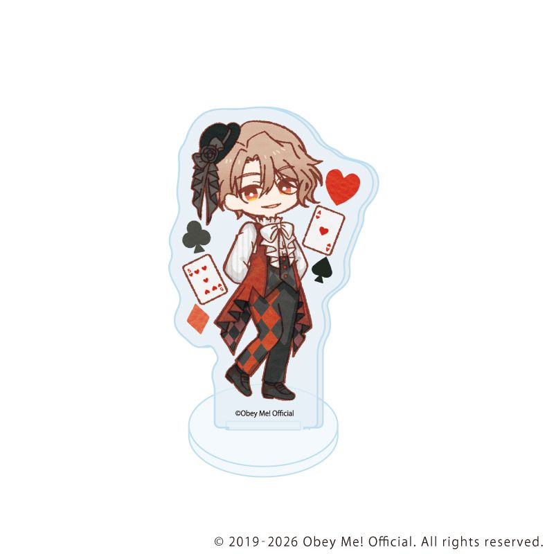アクリルぷちスタンド「Obey Me! Nightbringer」23/トランプver. コンプリートセット(全7種)(レトロアートイラスト)