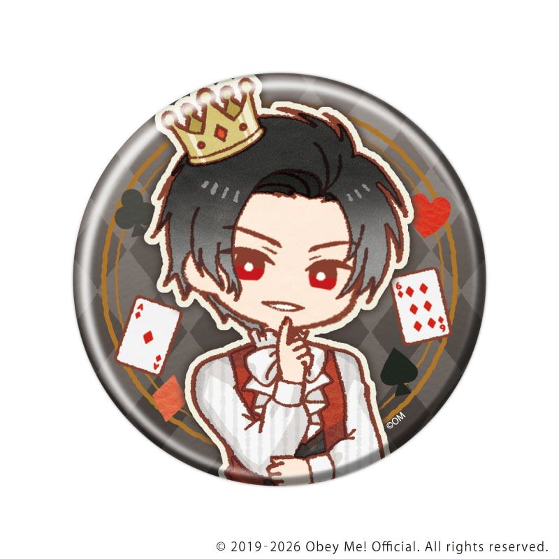 缶バッジ「Obey Me! Nightbringer」49/トランプver. コンプリートセット(全7種)(レトロアートイラスト)