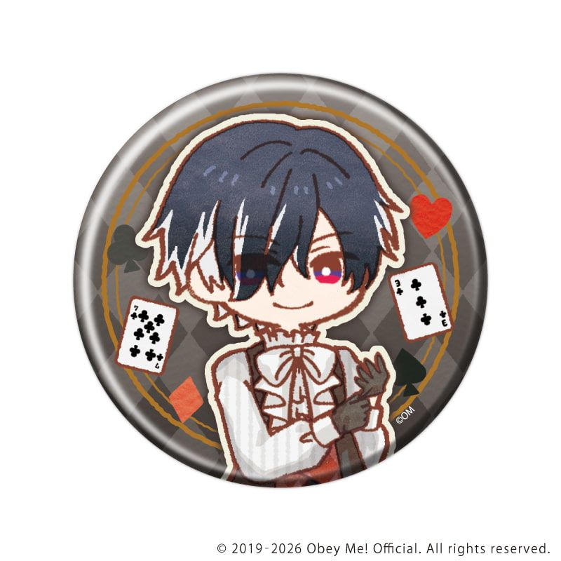 缶バッジ「Obey Me! Nightbringer」49/トランプver. コンプリートセット(全7種)(レトロアートイラスト)