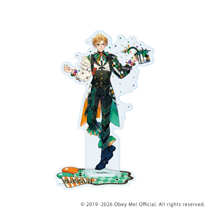 アクリルスタンド「Obey Me! Nightbringer」166/サタン(描き下ろしイラスト)