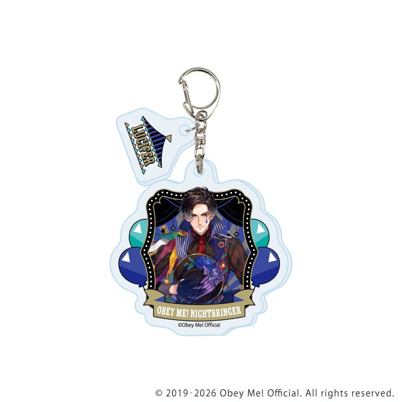 パーツ付きアクリルキーホルダー「Obey Me! Nightbringer」02/コンプリートセット(全7種)(描き下ろしイラスト)