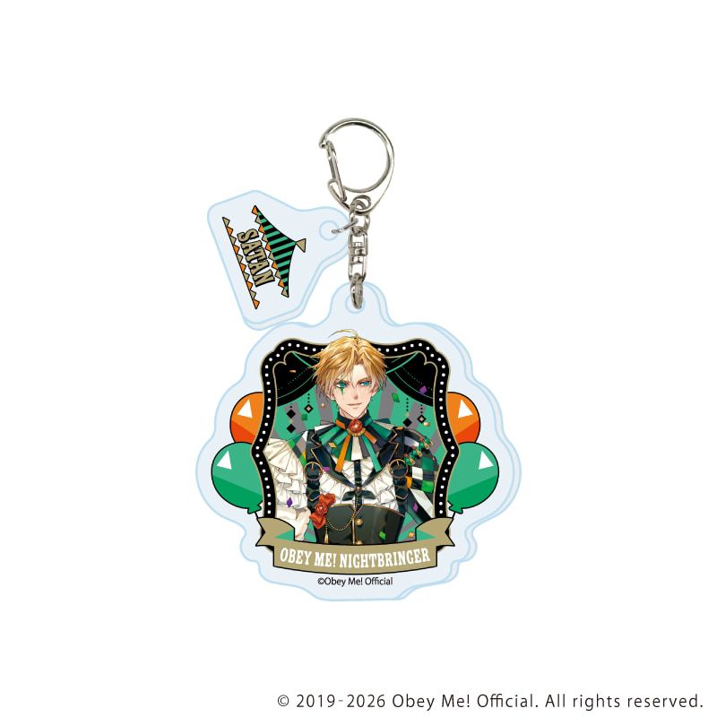 パーツ付きアクリルキーホルダー「Obey Me! Nightbringer」02/コンプリートセット(全7種)(描き下ろしイラスト)