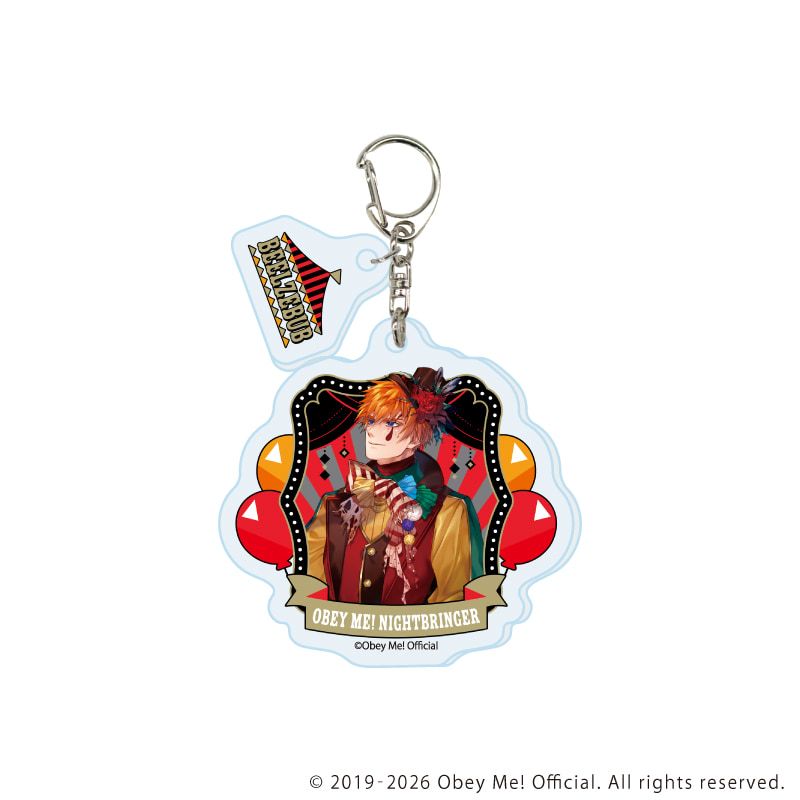 パーツ付きアクリルキーホルダー「Obey Me! Nightbringer」02/ブラインド(7種)(描き下ろしイラスト)