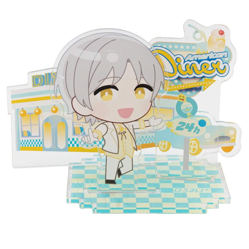 推し活背景ジオラマぷち38/ダイナー(レモンブルー)【推し活】