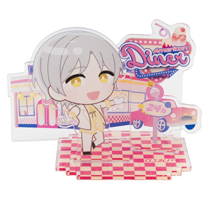 推し活背景ジオラマぷち37/ダイナー(レモンピンク)【推し活】