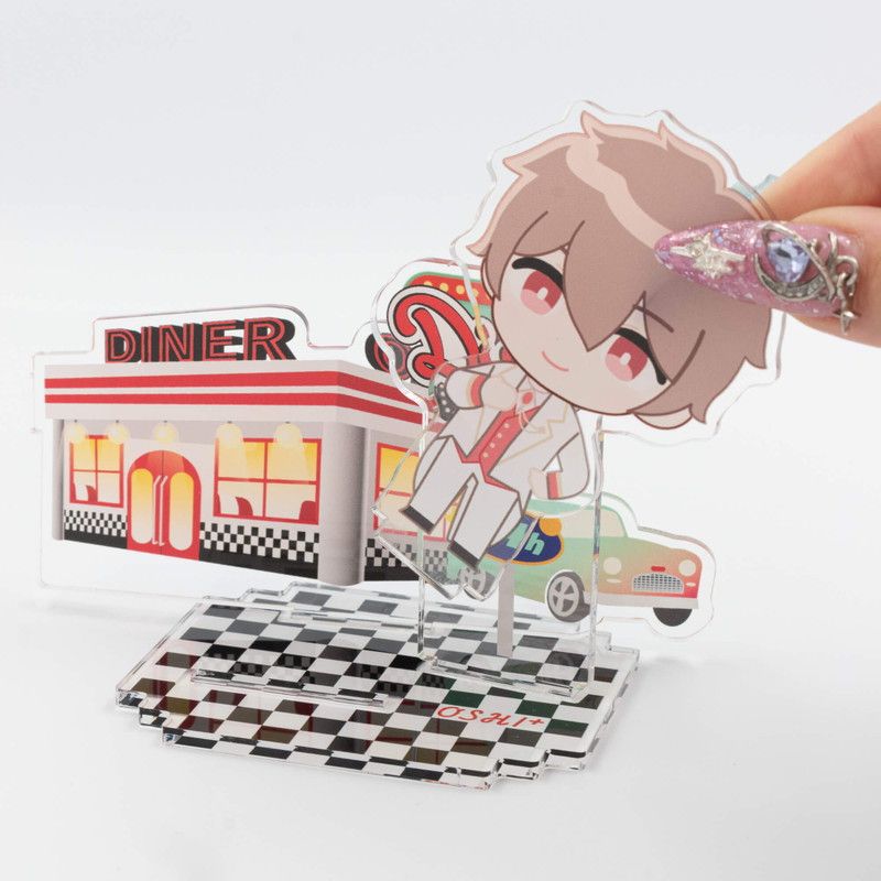 推し活背景ジオラマぷち36/ダイナー(ピンク)【推し活】