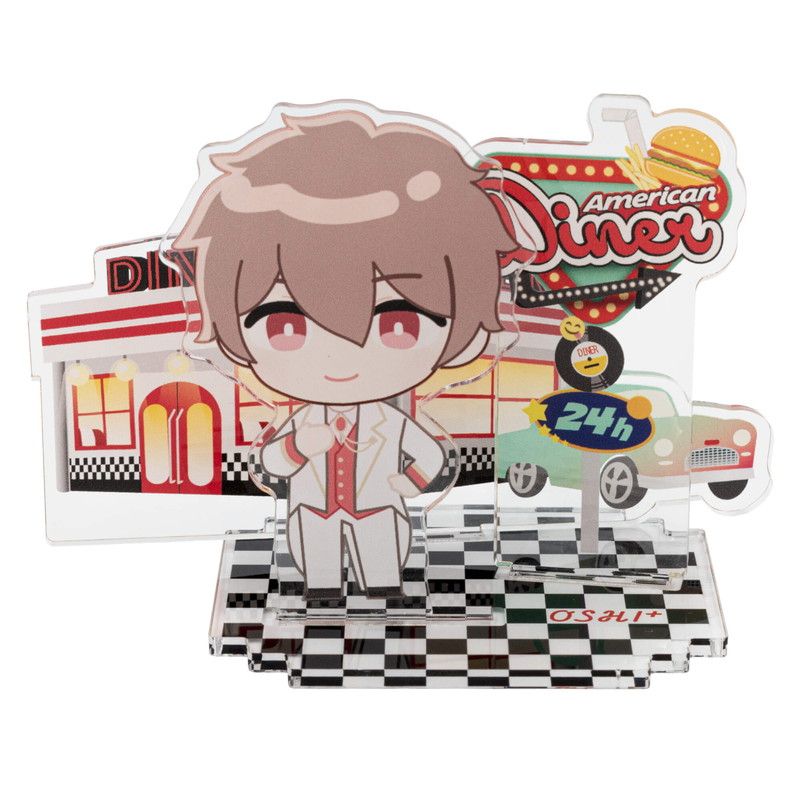 推し活背景ジオラマぷち34/ダイナー(レッド)【推し活】