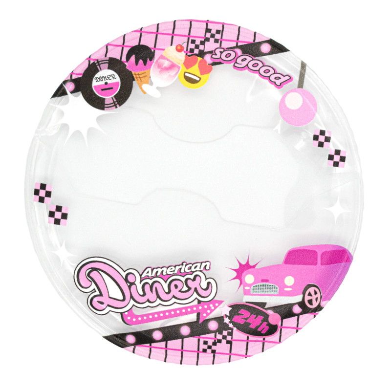 57mm缶デコカバー188/ダイナー(ピンク)【推し活】