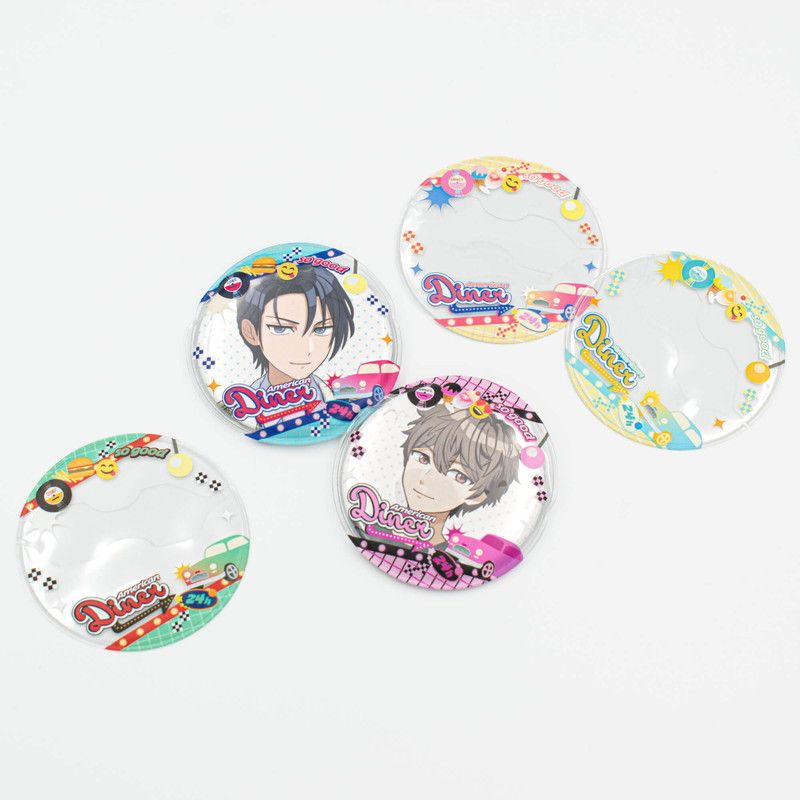 57mm缶デコカバー188/ダイナー(ピンク)【推し活】