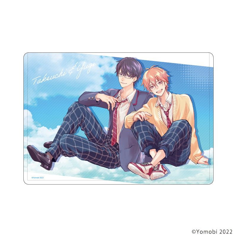 キャラクリアケース「どうしようもない、ぼくの初恋。」01/武内＆柚木(描き下ろしイラスト)