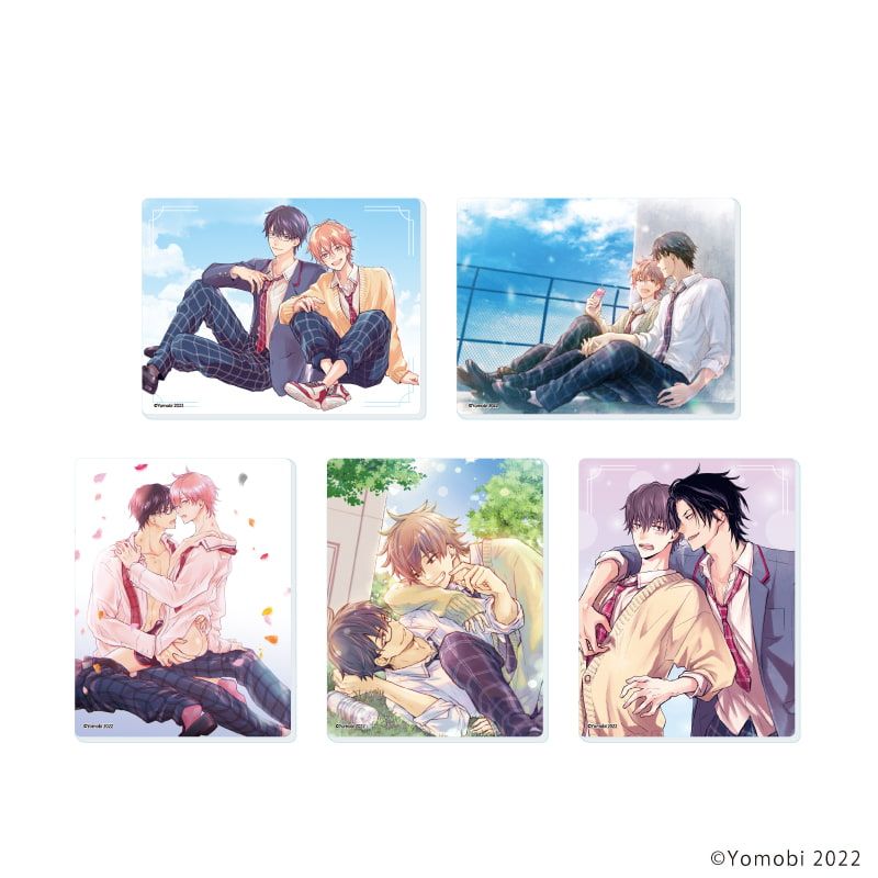 アクリルカード「どうしようもない、ぼくの初恋。」01/コンプリートセット(全5種)(公式&描き下ろしイラスト)