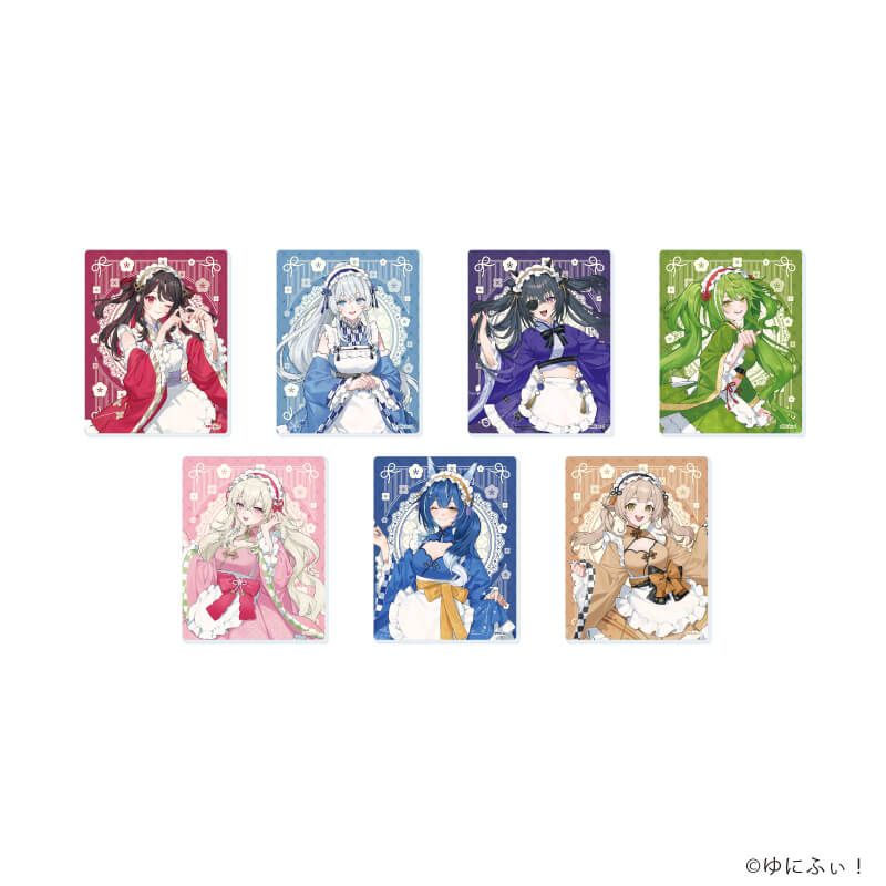 アクリルカード「ゆにふぃ！」02/コンプリートセット(全7種)(描き起こしイラスト)