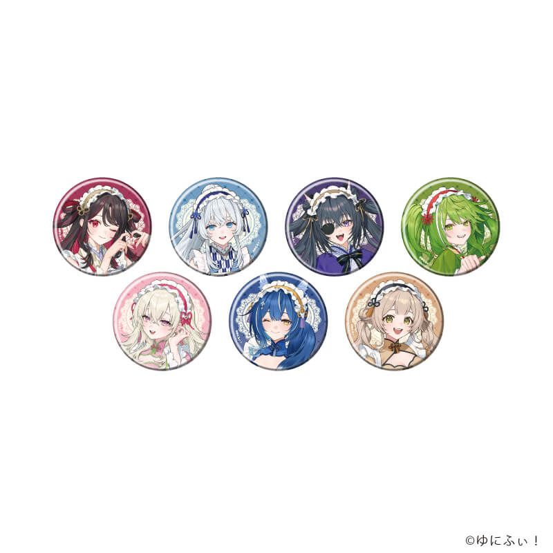 缶バッジ「ゆにふぃ！」03/コンプリートセット(全7種)(描き起こしイラスト)
