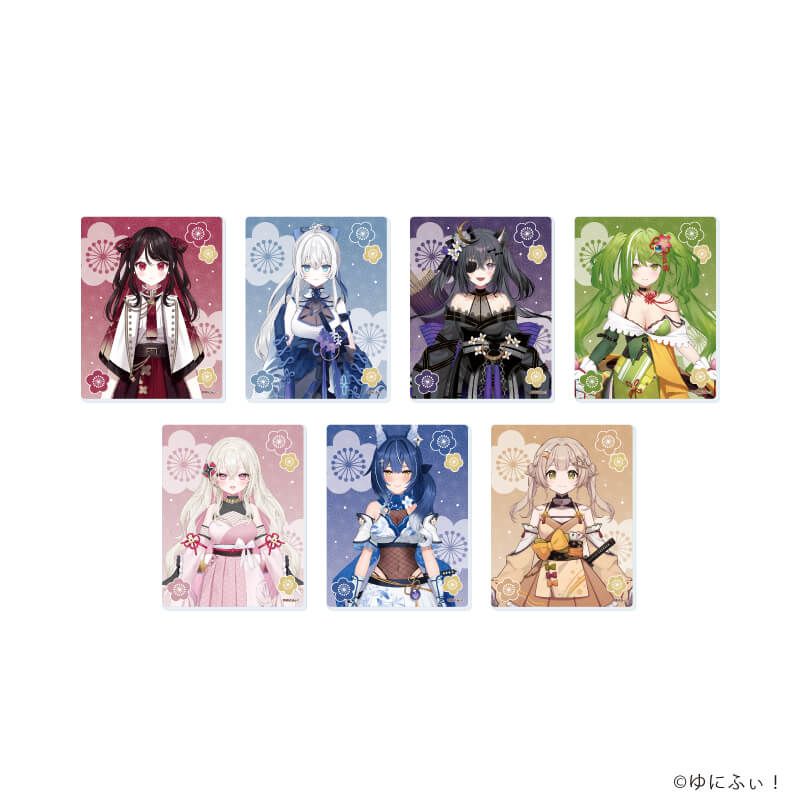 アクリルカード「ゆにふぃ！」01/ブラインド(7種)(公式イラスト)