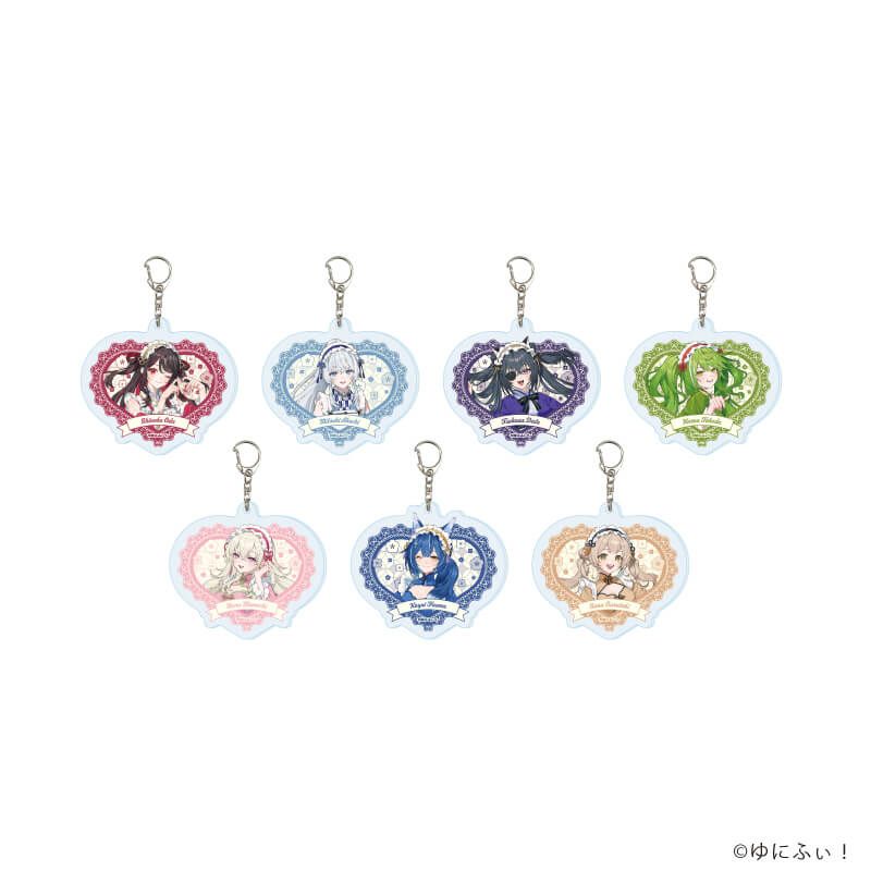 アクリルキーホルダー「ゆにふぃ！」03/ブラインド(7種)(描き起こしイラスト)