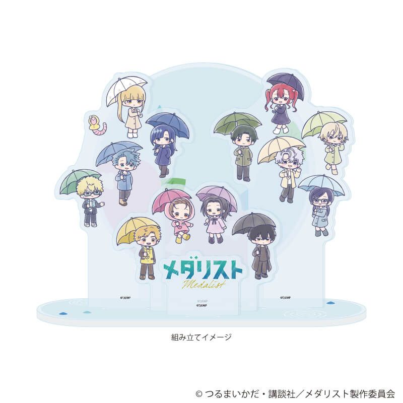 アクリルジオラマ「TVアニメ『メダリスト』」04/雨の日ver.(グラフアートイラスト)