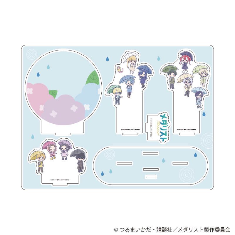 アクリルジオラマ「TVアニメ『メダリスト』」04/雨の日ver.(グラフアートイラスト)
