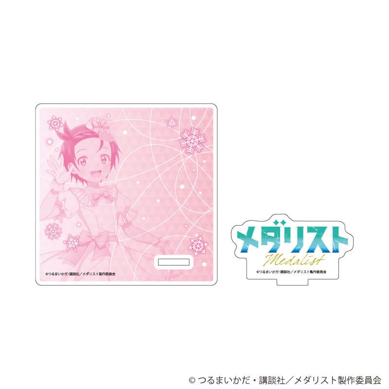 アクリルコースター「TVアニメ『メダリスト』」03/結束 いのり バンケットver.(描き下ろしイラスト)