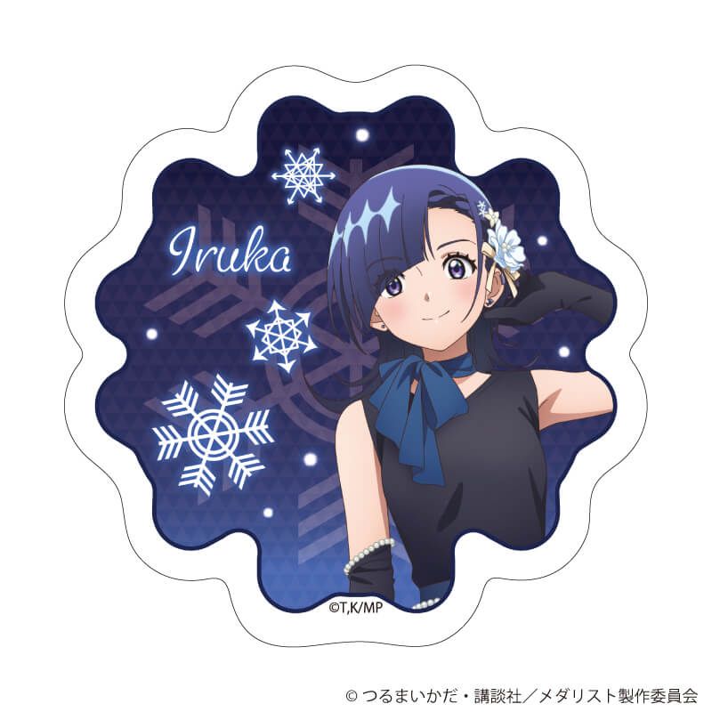 ダイカットステッカー「TVアニメ『メダリスト』」12/岡崎 いるか バンケットver.(描き下ろしイラスト)