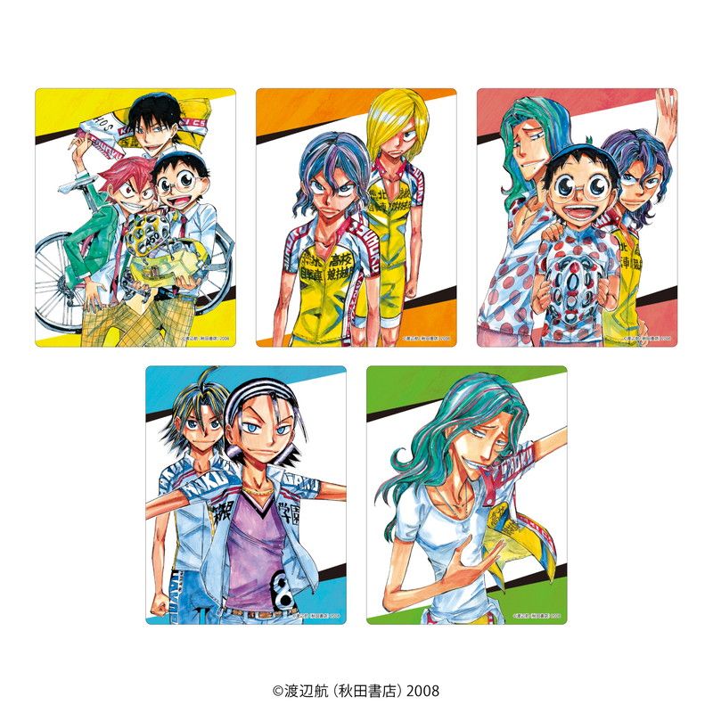 アクリルカード「弱虫ペダル」01/コンプリートBOX(全5種)(公式イラスト)