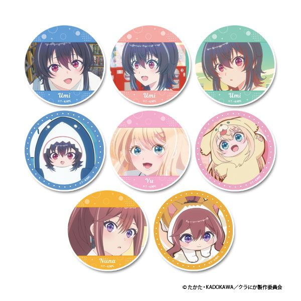 TVアニメ「クラスで2番目に可愛い女の子と友だちになった」 トレーディング缶バッジ(PCS)